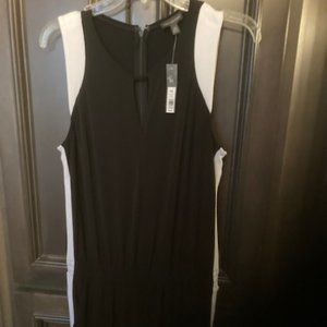 The Limited Sleeveless Color Block Design Jumpsuit